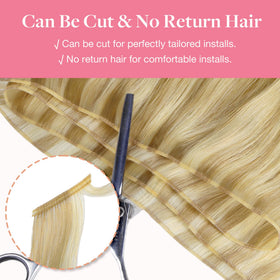 GOO GOO Genius Weft Hair Extensions showing various lengths available