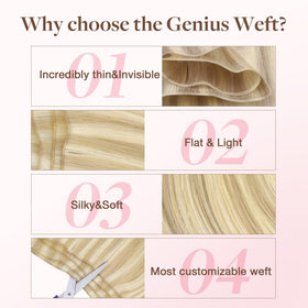 GOO GOO Genius Weft Hair Extensions side view