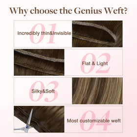 GOO GOO Genius Weft Hair Extensions side view