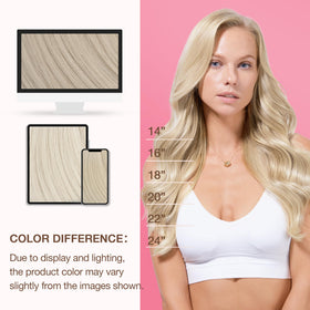 GOO GOO Genius Weft Hair Extensions styled look