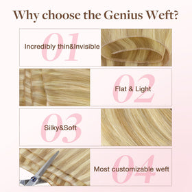 GOO GOO Genius Weft Hair Extensions texture detail