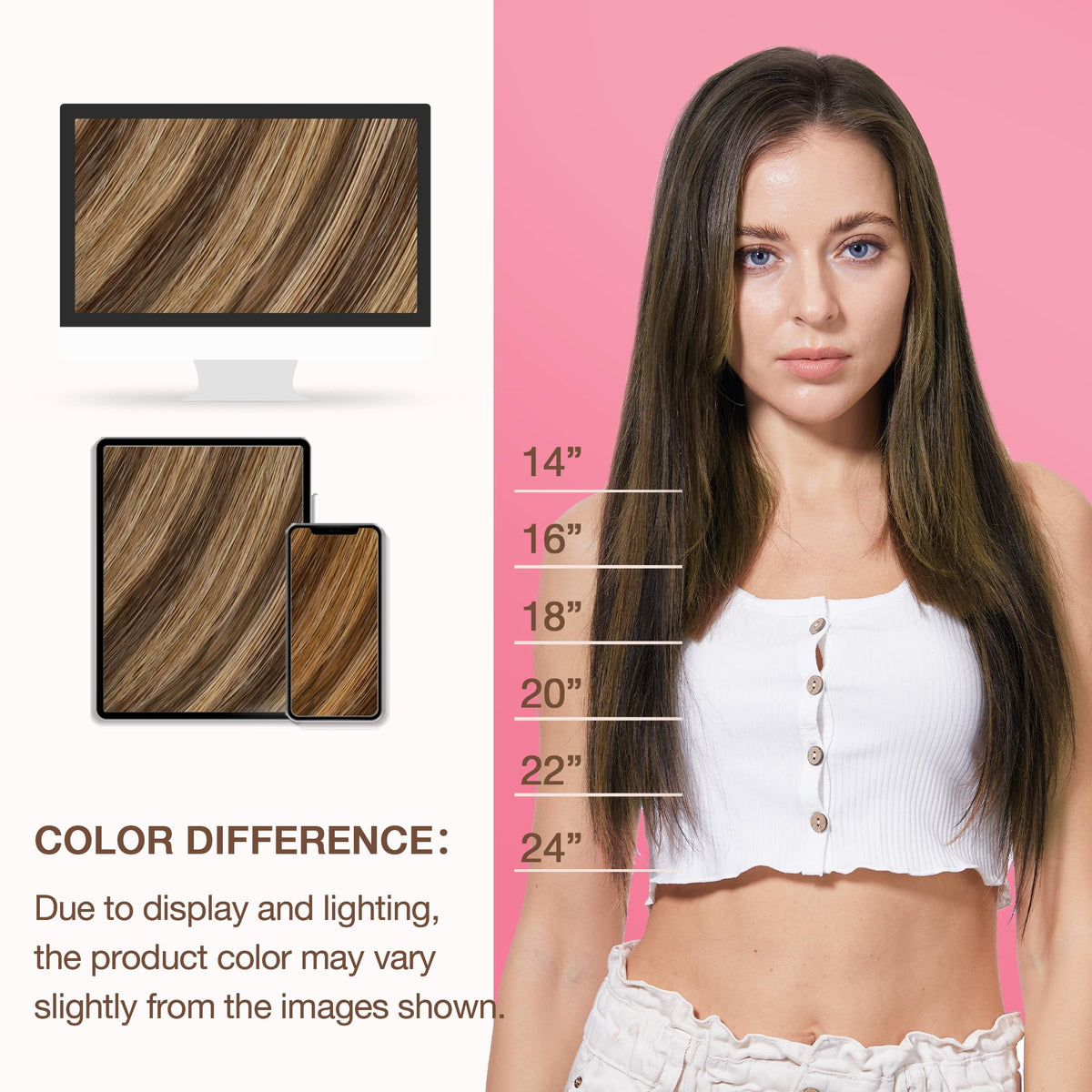 GOO GOO Genius Weft Hair Extensions texture detail