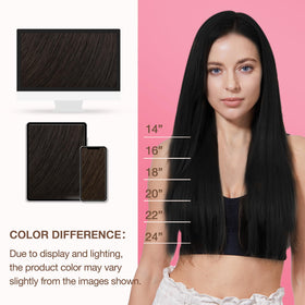 GOO GOO Genius Weft Hair Extensions with care instructions