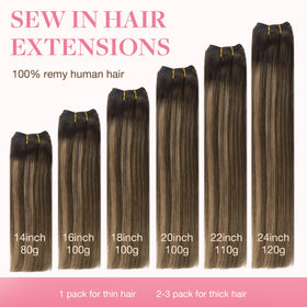GOO GOO Hair Extensions 100g weight demonstration
