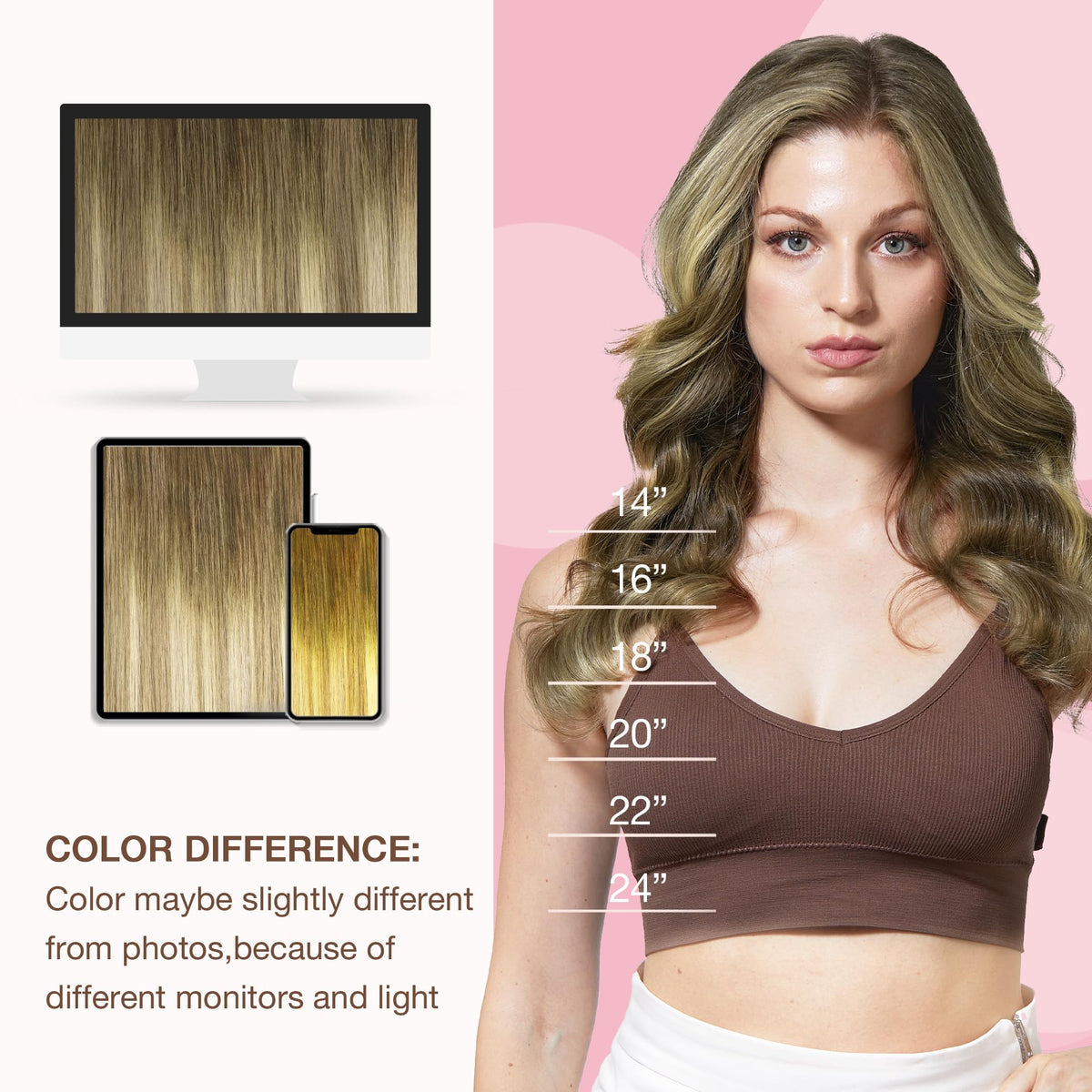 GOO GOO Hair Extensions cut to width