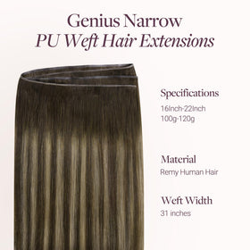 GOO GOO Hair Extensions displayed on a table
