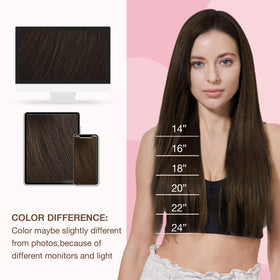 GOO GOO hair extensions displayed with care instructions