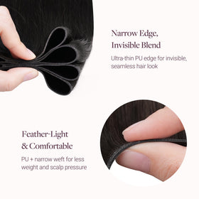 GOO GOO Hair Extensions displayed with packaging