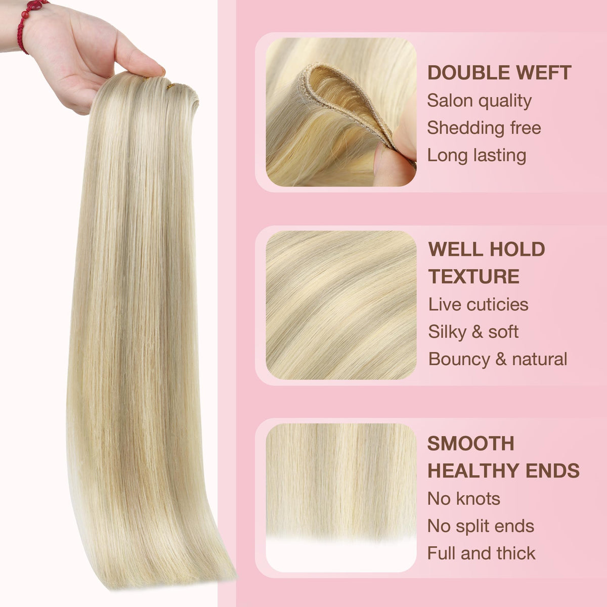 GOO GOO Hair Extensions in packaging