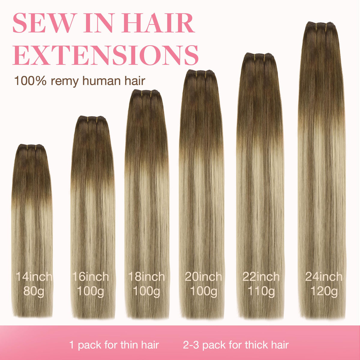 GOO GOO Hair Extensions on a mannequin