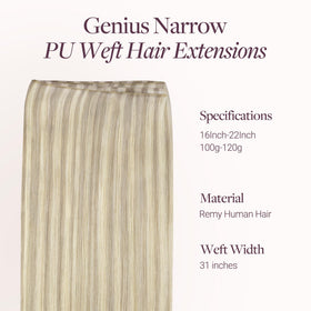 GOO GOO hair extensions on a model's hair