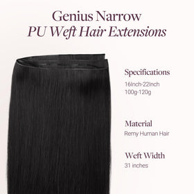 GOO GOO Hair Extensions showing installation method
