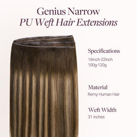 GOO GOO hair extensions showing installation options