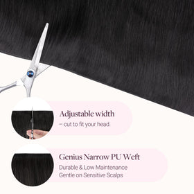 GOO GOO Hair Extensions showing multiple installation methods