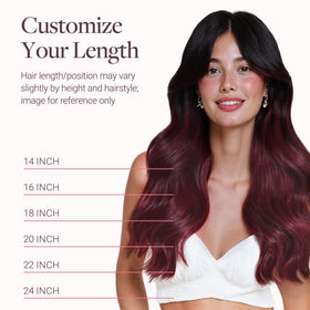 GOO GOO Hair Extensions with a wide-tooth comb