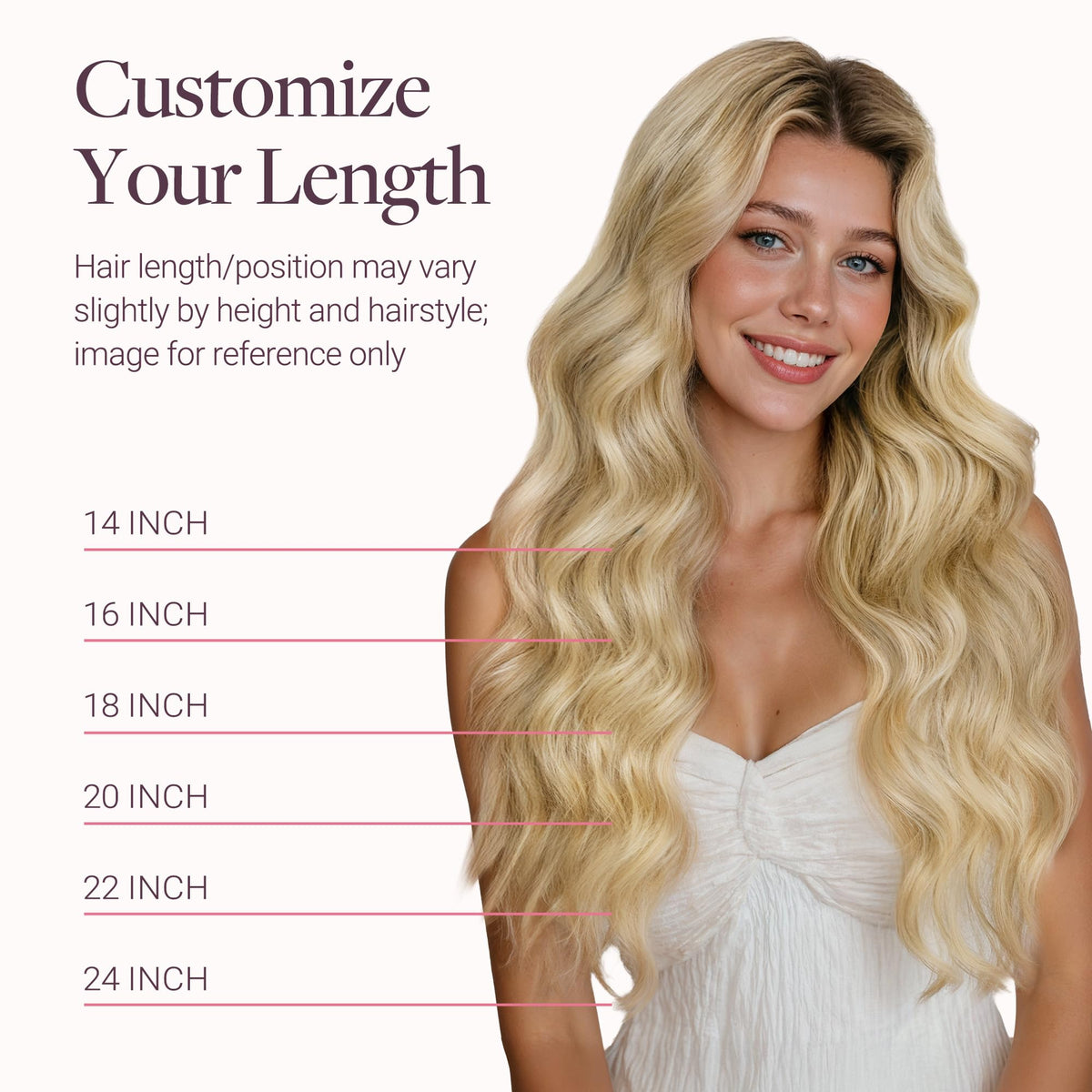 GOO GOO Micro Beaded Weft Hair Extensions close-up texture
