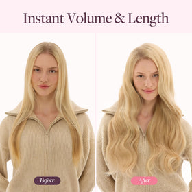 GOO GOO Micro Beaded Weft Hair Extensions installation process