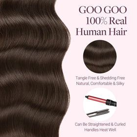 GOO GOO Micro Beaded Weft Hair Extensions packaging