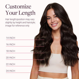 GOO GOO Micro Beaded Weft Hair Extensions with installation tools