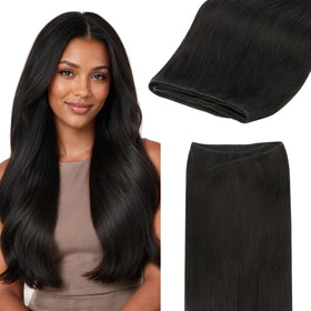 GOO GOO Sew In Hair Extensions 14In front view