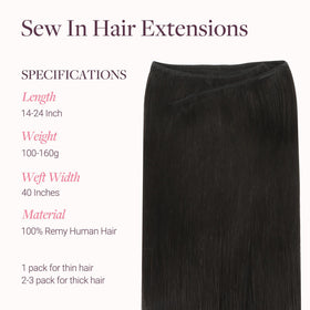 GOO GOO Sew In Hair Extensions 20In hair care manual