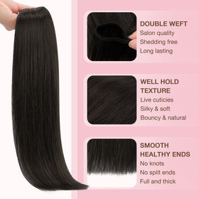 GOO GOO Sew In Hair Extensions 24In back view