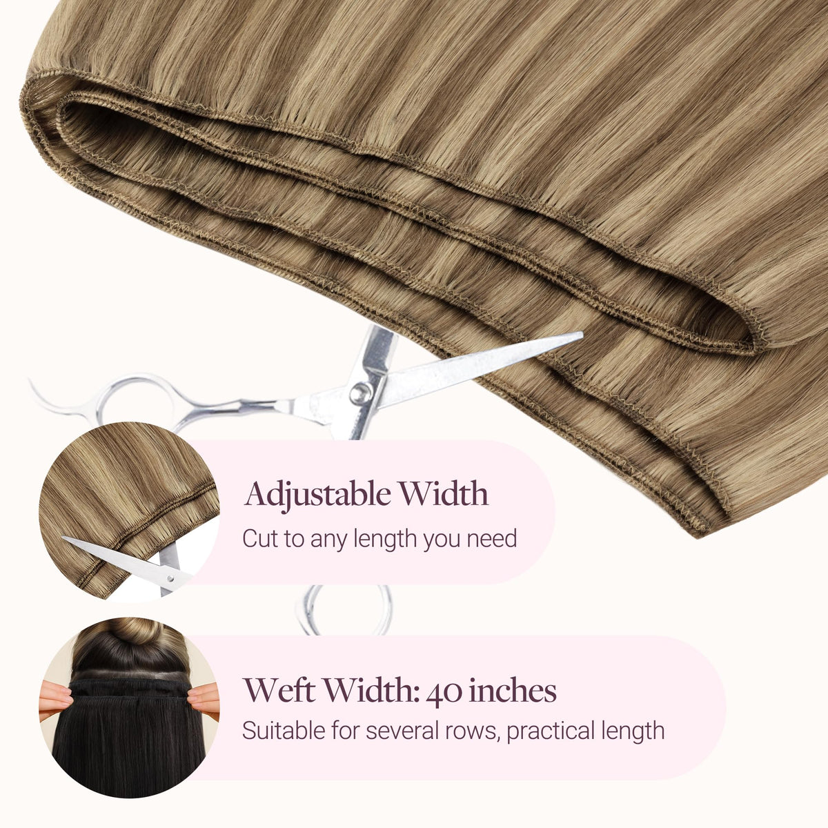 GOO GOO Sew In Hair Extensions 24In packaged