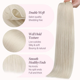 GOO GOO Sew In Hair Extensions close-up of texture