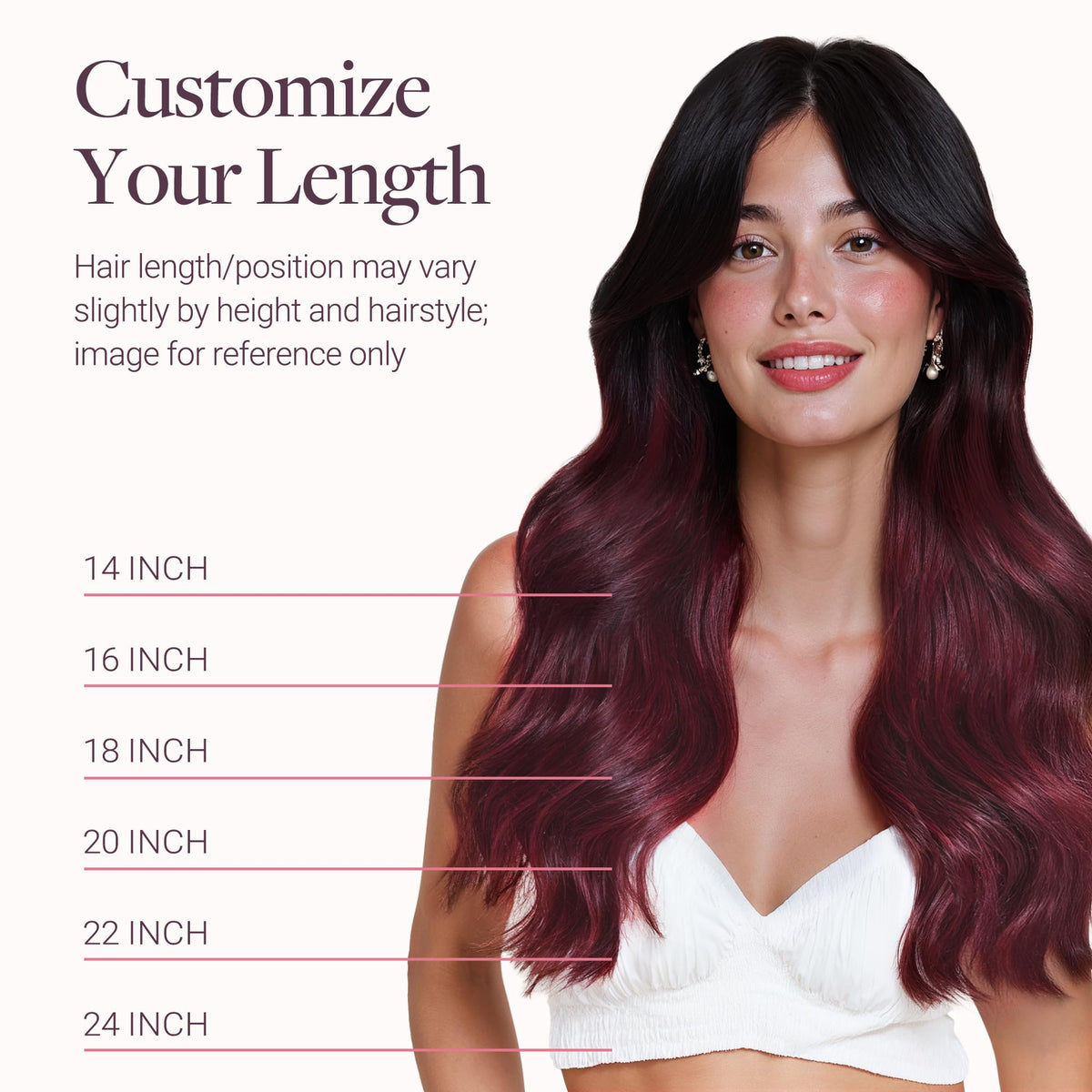 GOO GOO Sew In Hair Extensions in different widths