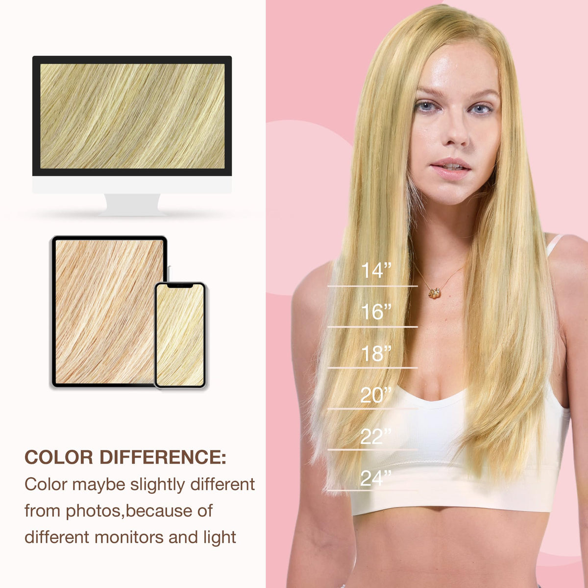 GOO GOO Sew in Hair Extensions packaged with care instructions