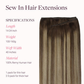 GOO GOO Sew In Hair Extensions versatility demonstration