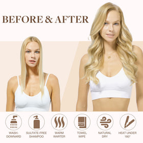 GOO GOO Sew in Hair Extensions with care instructions