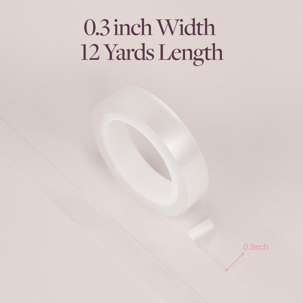 GOO GOO Single Sided Tape Roll cut to length for application