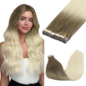 GOO GOO Tape in Hair Extensions 10" 40pcs #9/60 front view