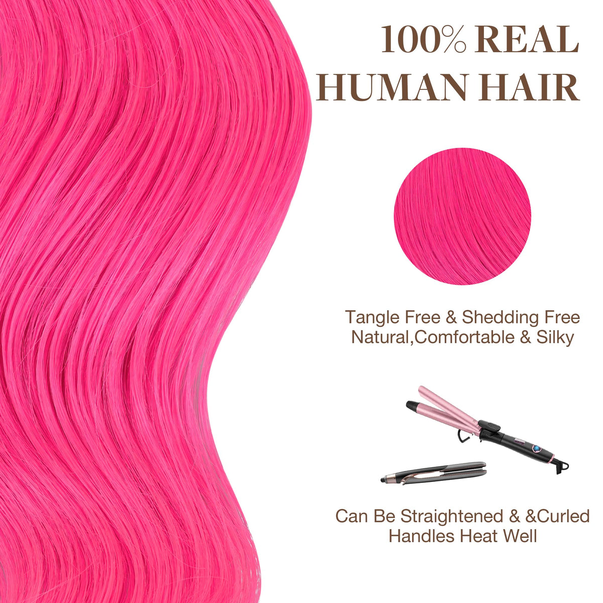 GOO GOO Tape-In Hair Extensions 10-piece set overview