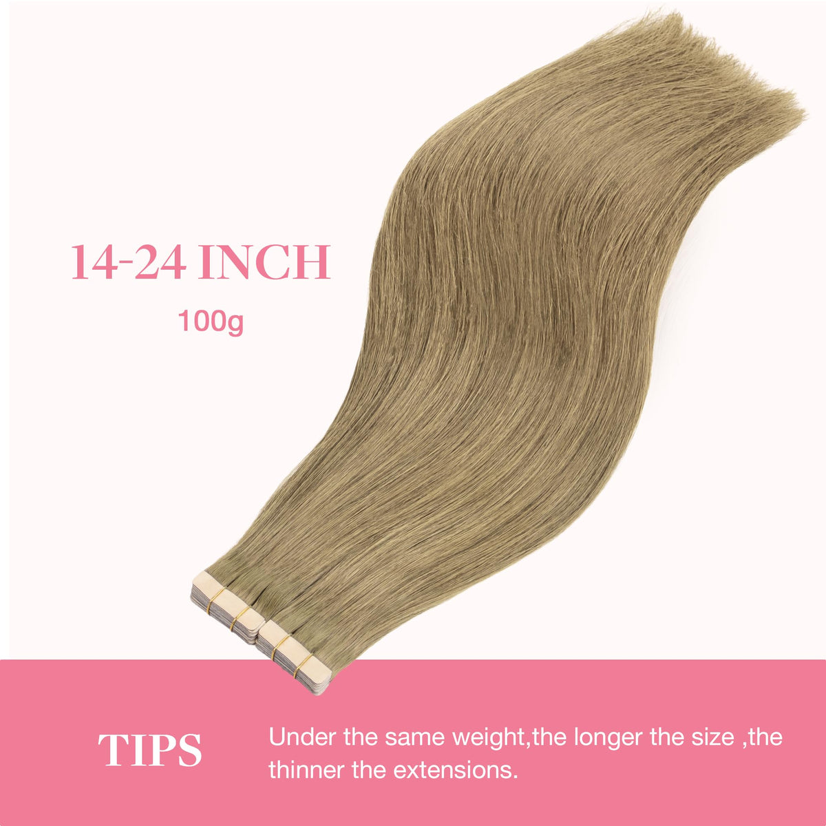 GOO GOO Tape in Hair Extensions 100g weight