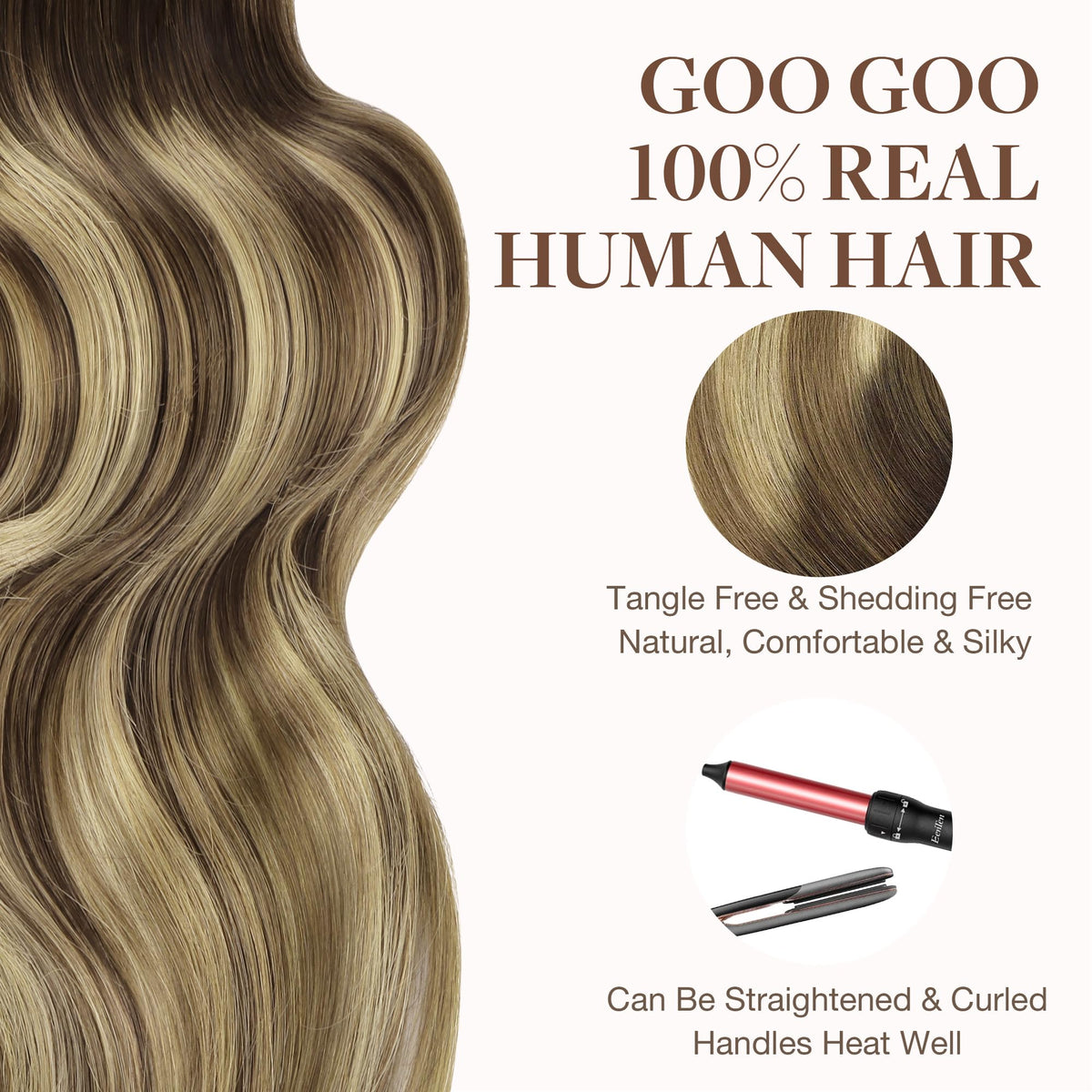 GOO GOO Tape in Hair Extensions 12 inch color options