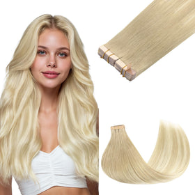 GOO GOO Tape in Hair Extensions 12 inch front view