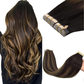 GOO GOO Tape in Hair Extensions 14 inch pack front view