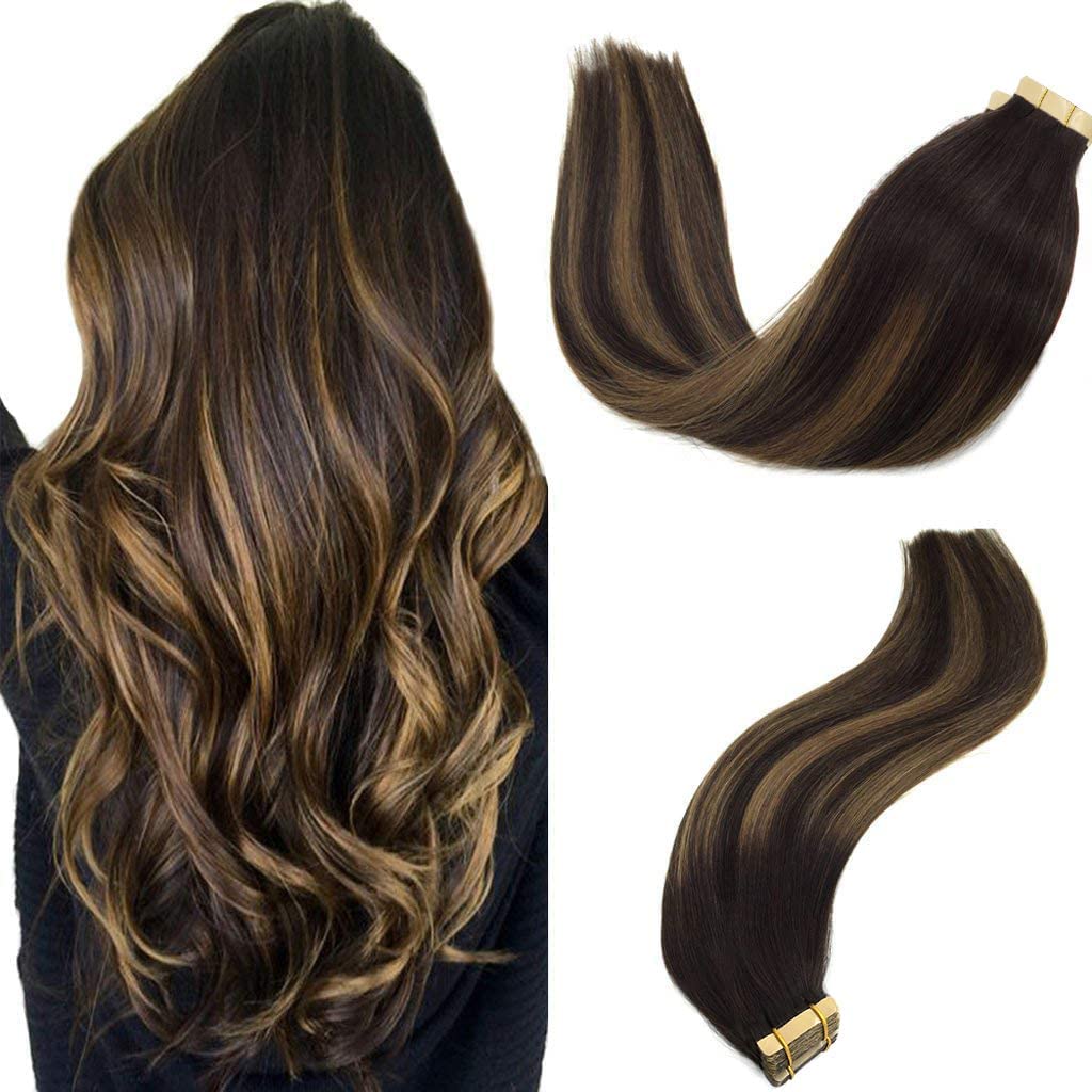 GOO GOO Tape in Hair Extensions 14 inch pack with 20 pieces