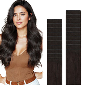 GOO GOO Tape in Hair Extensions 14inch front view