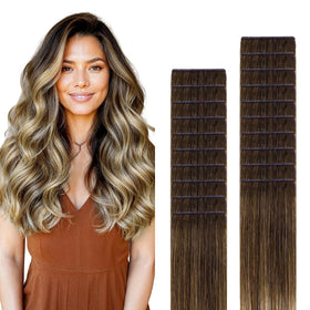 GOO GOO Tape in Hair Extensions 16inch front view