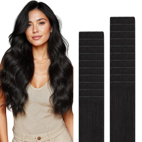 GOO GOO Tape in Hair Extensions 18 inch front view