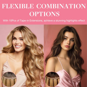 GOO GOO Tape in Hair Extensions 18 inch packaging