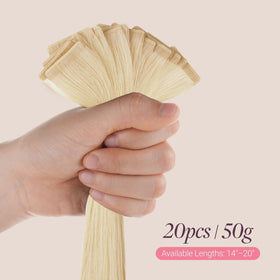 GOO GOO Tape in Hair Extensions 18inch back view