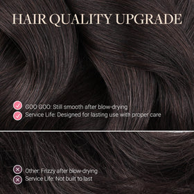 GOO GOO Tape in Hair Extensions 1B Natural Black packaging