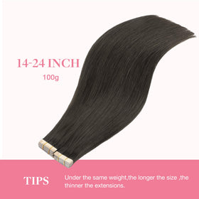 GOO GOO Tape in Hair Extensions 1C Mocha Brown packaging