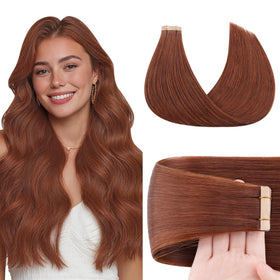 GOO GOO Tape in Hair Extensions 20" #33B front view