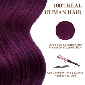 GOO GOO Tape in Hair Extensions 20" #Violet extra tapes