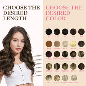 GOO GOO Tape in Hair Extensions 20pcs layout